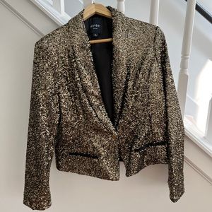Insight New York Gold Sequined Blazer